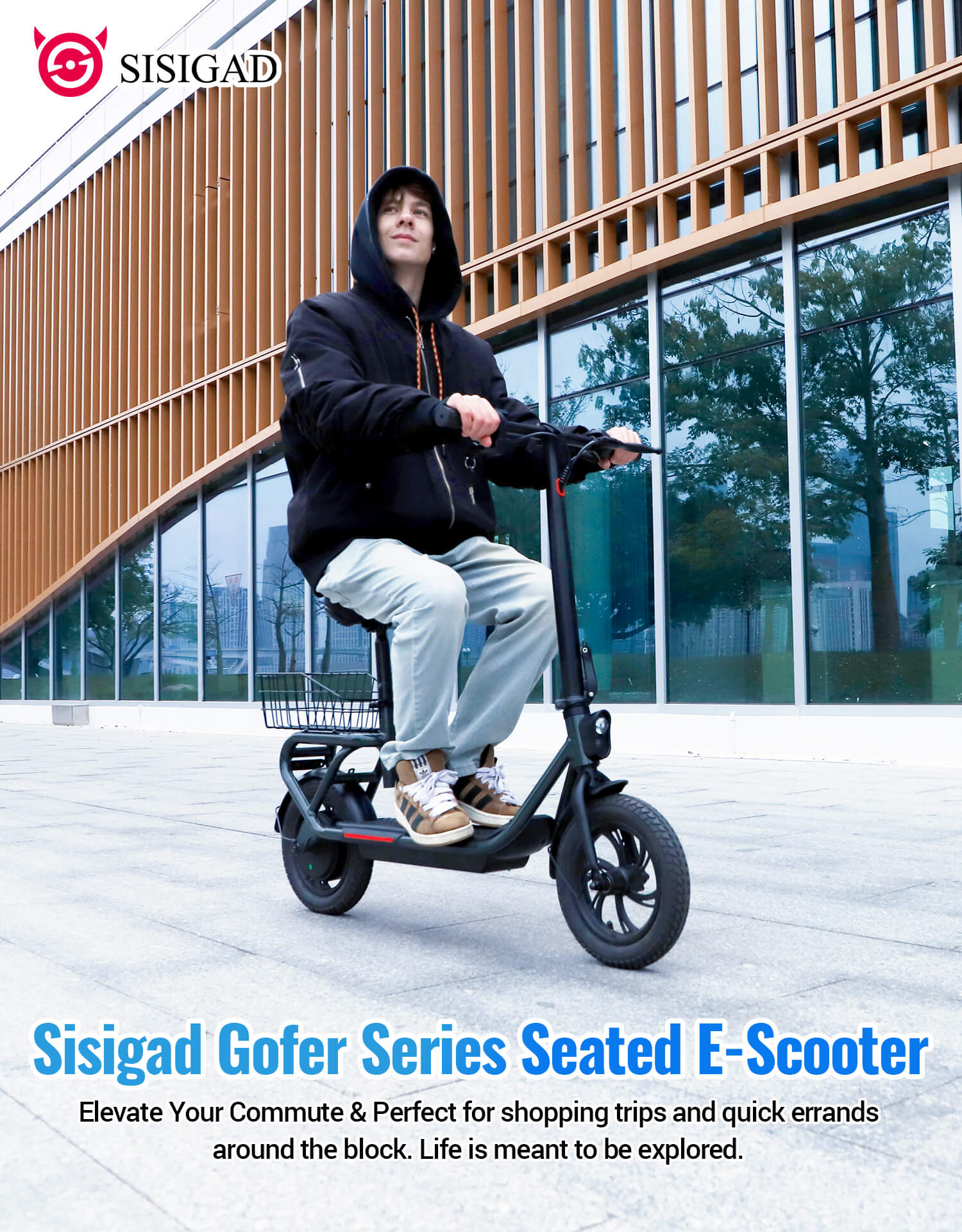 Hover best sale seated scooter